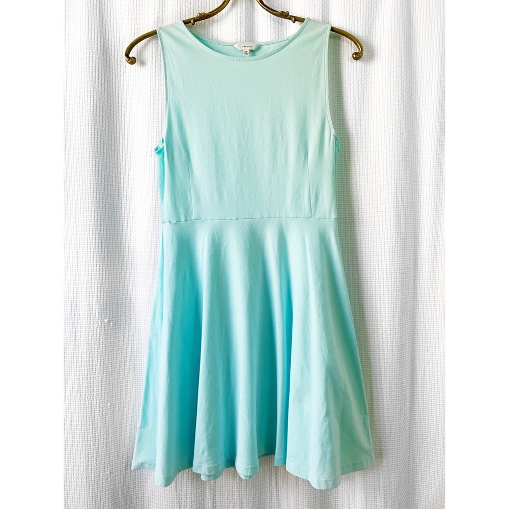 Talula Kanda light teal fit and flare mini dress